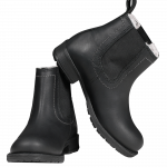 Botín Jodhpur Winter, para niños negro/plata