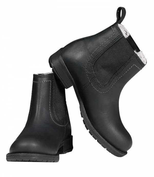 Botín Jodhpur Winter, para niños negro/plata