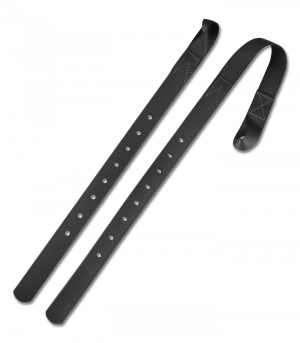 Correas Quick-Change, cuero artificial, Y negro