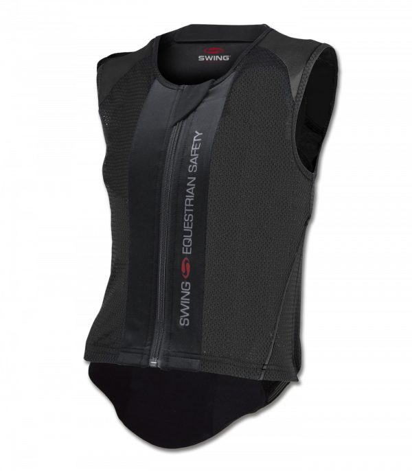 Protector de espalda P06 flexible SWING, para adultos negro