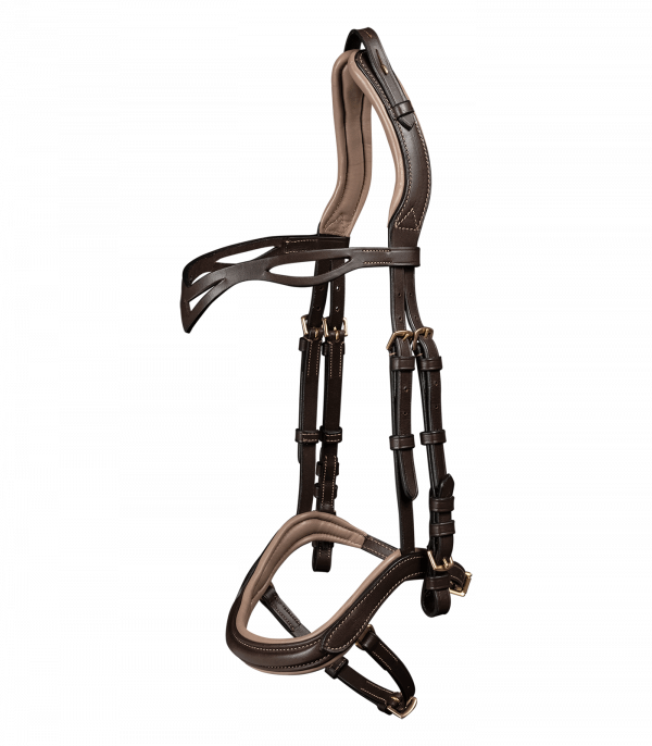 Brida Island anatomic marrón/latón
