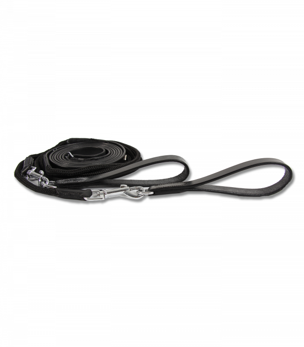 Riendas alemanas Waldhausen X-Line - dobles negro