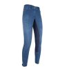 HKM Pantalones de montar -Summer Denim- con 3/4 Alos - Imagen 7