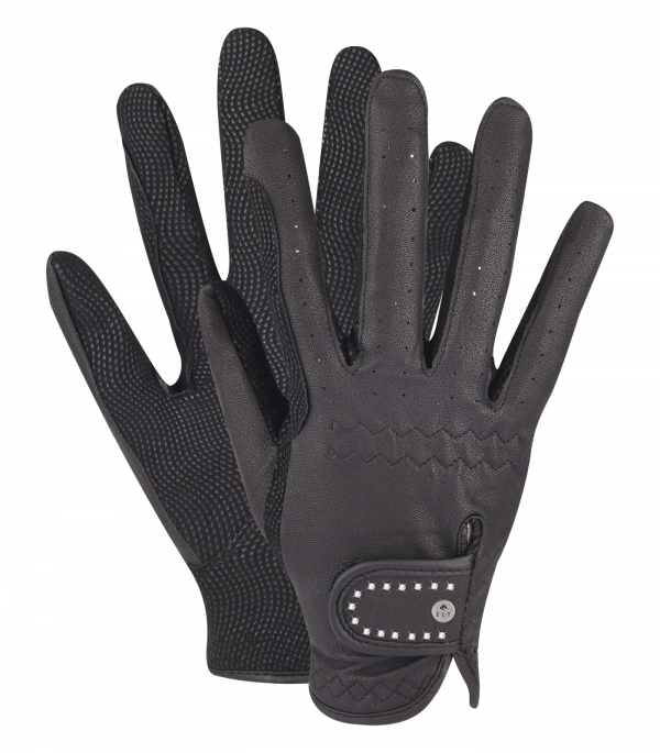 Guantes de equitación Allround negro