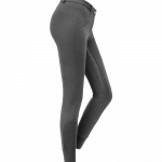 Pantalones de equitación Fun Sport Silicona, para niños asfalto