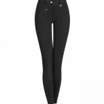 Pantalones de equitación térmicos Fun Sport Silicona negro