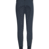 Pantalones de equitación térmicos Fun Sport Silicona, para niños azul noche - Imagen 2