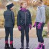 Pantalones de equitación térmicos Fun Sport Silicona, para niños azul noche - Imagen 3