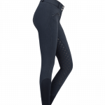Pantalones térmicos de equitación Fun Sport Silikon High Waist azul noche