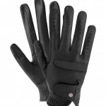 Guantes de equitación Deluxe negro