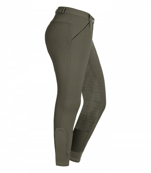 Pantalones de equitación Dahlia Silicona caqui