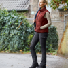 Pantalón de equitación Micro Jodhpur Cargo Silicona negro - Imagen 2