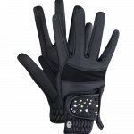 Guantes de equitación Brilliant negro