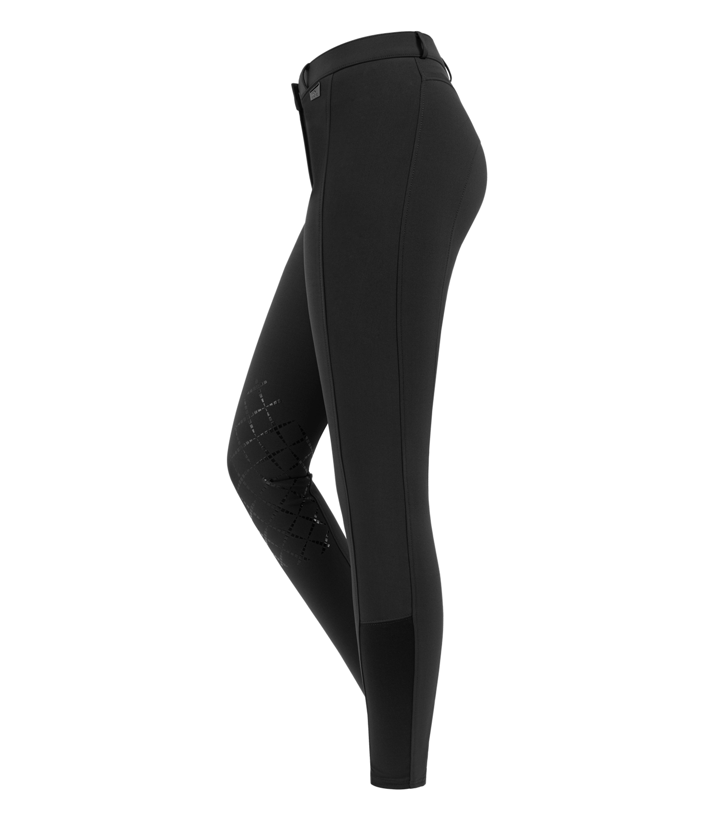 Pantalones de equitación Micro Knie Silikon negro - Imagen 4