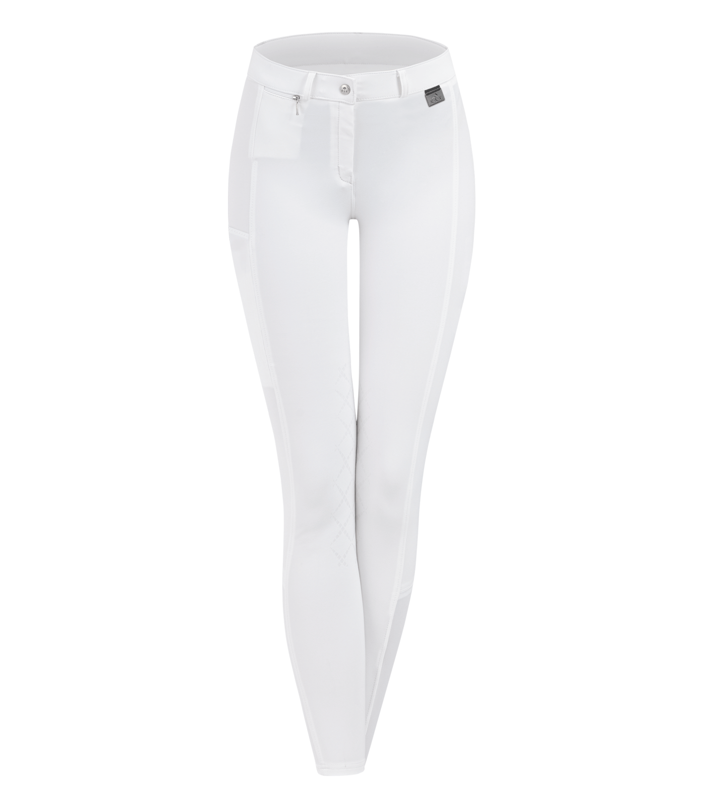 Pantalones de equitación Micro Knie Silikon blanco - Imagen 6