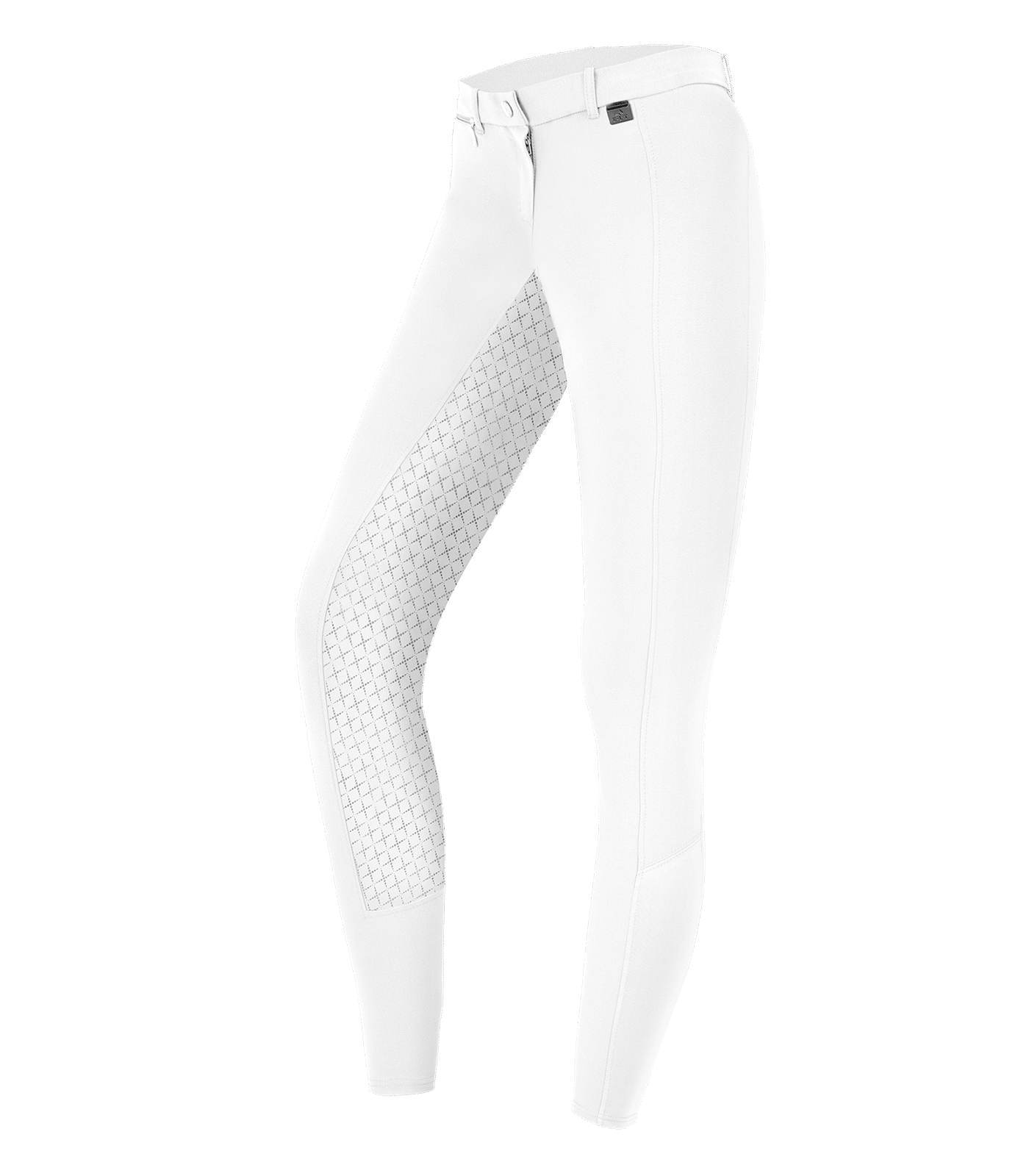 Pantalones de equitación Micro Sport Silikon blanco - Imagen 4