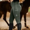 Leggins de equitación térmicos Ella oliva oscuro - Imagen 3