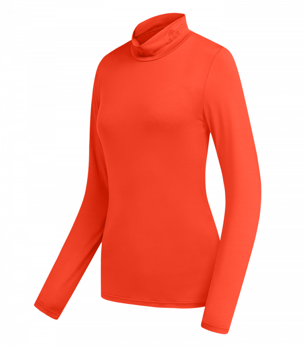 Camiseta funcional de mangas largas Kingsville rojo fuego