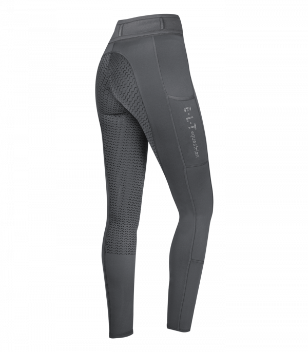 Leggins de equitación Ella Glam asfalto