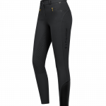 Pantalones de equitación con inserciones de silicona Lucy Glam negro