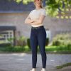 Pantalones jeans de equitación Luna azul oscuro - Imagen 3