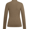 Camiseta funcional con cremallera Milano capuchino melange - Imagen 3