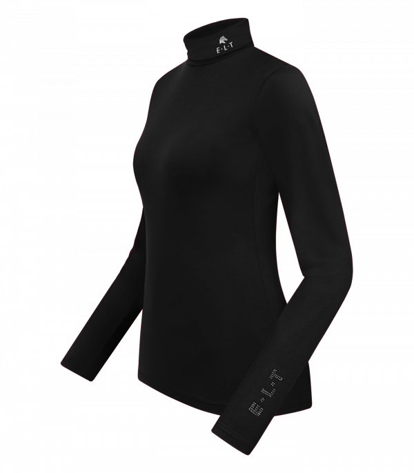 Camiseta de cuello alto Madison negro