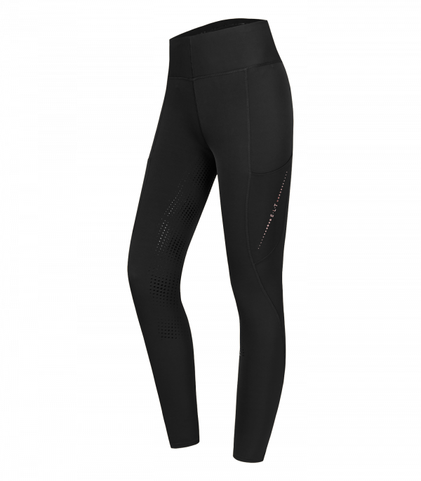 Leggins de equitación térmicos Milla negro