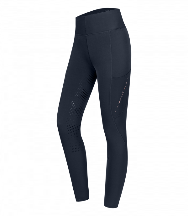 Leggins de equitación térmicos Milla azul intenso