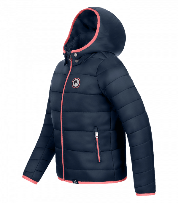 Chaqueta pespunteada Lucky Liv, para niños azul noche/Lucky Heart