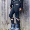 Leggins de equitación térmicos Lucky Leni, para niños azul noche/Lucky - Imagen 6