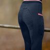 Leggins de equitación térmicos Lucky Leni, para niños azul noche/Lucky - Imagen 7