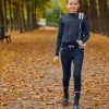 Leggins jeans de equitación Lucky Lia, para niños azul noche/Lucky Heart - Imagen 4