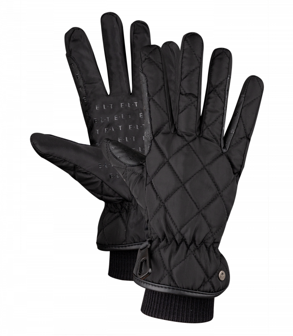Guantes de equitación Diamond, para invierno negro