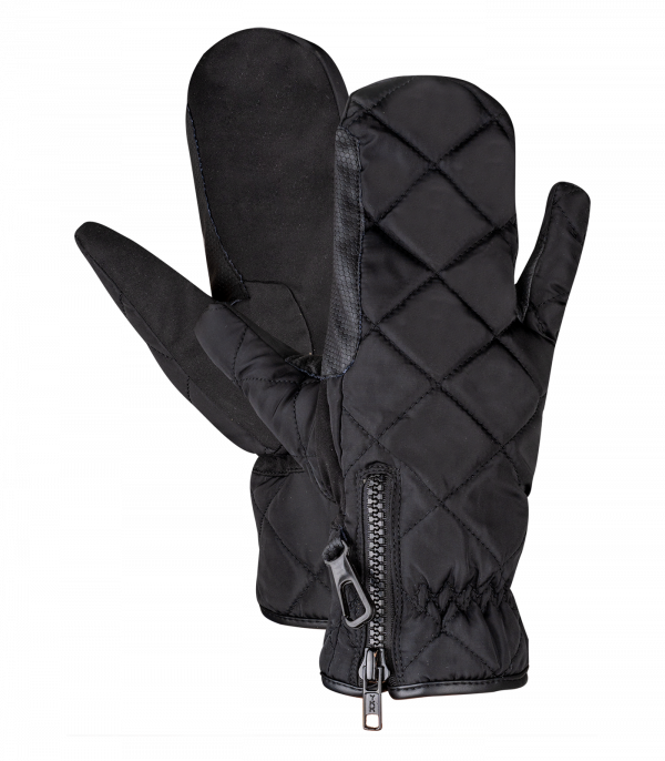 Guantes de equitación Diamond, para invierno plus negro