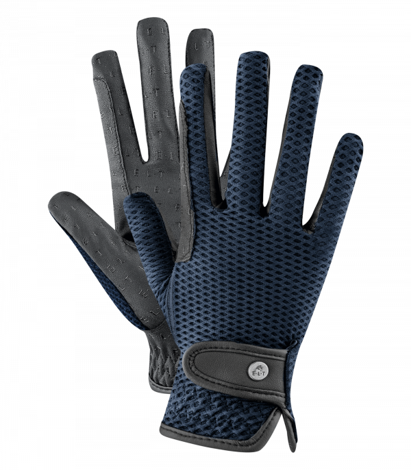 Guantes de equitación Nantes azul intenso