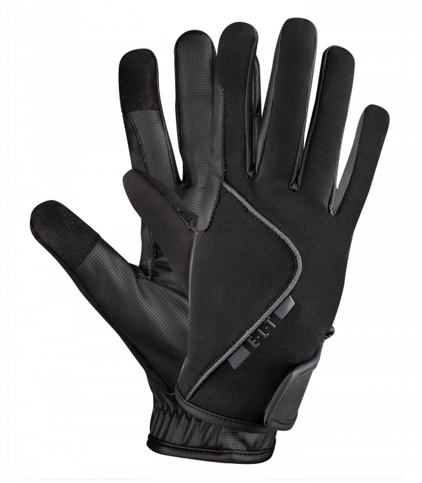 Guantes de equitación Maxim, para hombre negro