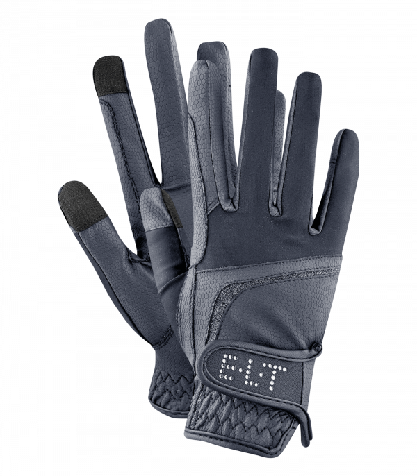 Guantes de equitación Noelle azul intenso