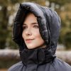 Abrigo de equitación de rendimiento de invierno Opal negro - Imagen 6