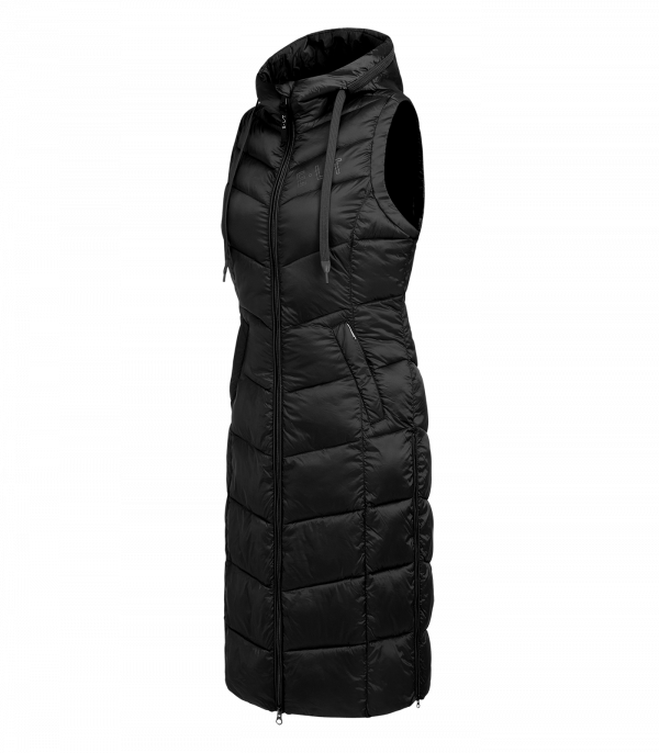 Chaleco largo ligero Ostende negro