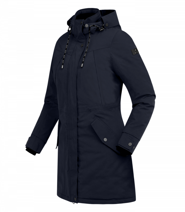 Parka de equitación de invierno de rendimiento Ontario azul intenso
