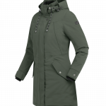 Parka de equitación de invierno de rendimiento Ontario oliva oscuro