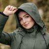 Parka de equitación de invierno de rendimiento Ontario oliva oscuro - Imagen 5