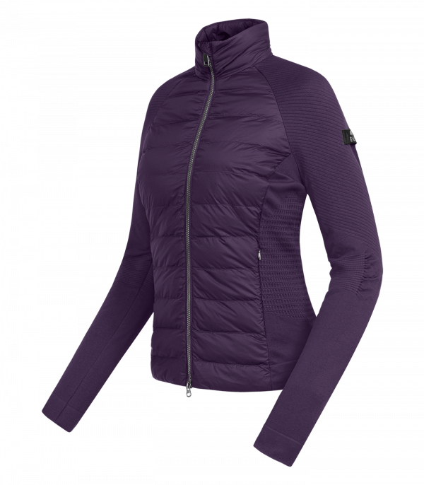 Chaqueta acolchada híbrida Oregon morado oscuro