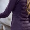 Chaqueta acolchada híbrida Oregon morado oscuro - Imagen 2