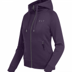 Chaqueta con capucha Orlando morado oscuro