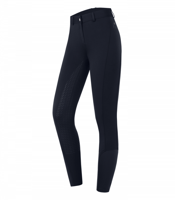 Pantalones de equitación Essential Silikon, para niños azul intenso