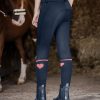 Pantalones de equitación Essential Silikon, para niños azul intenso - Imagen 4