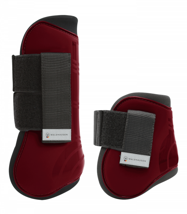 Protectores de tendones y de menudillos Pro rojo rubí