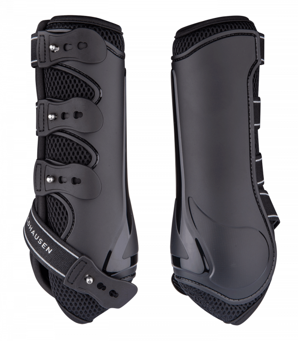 Protectores espinillas Breath negro
